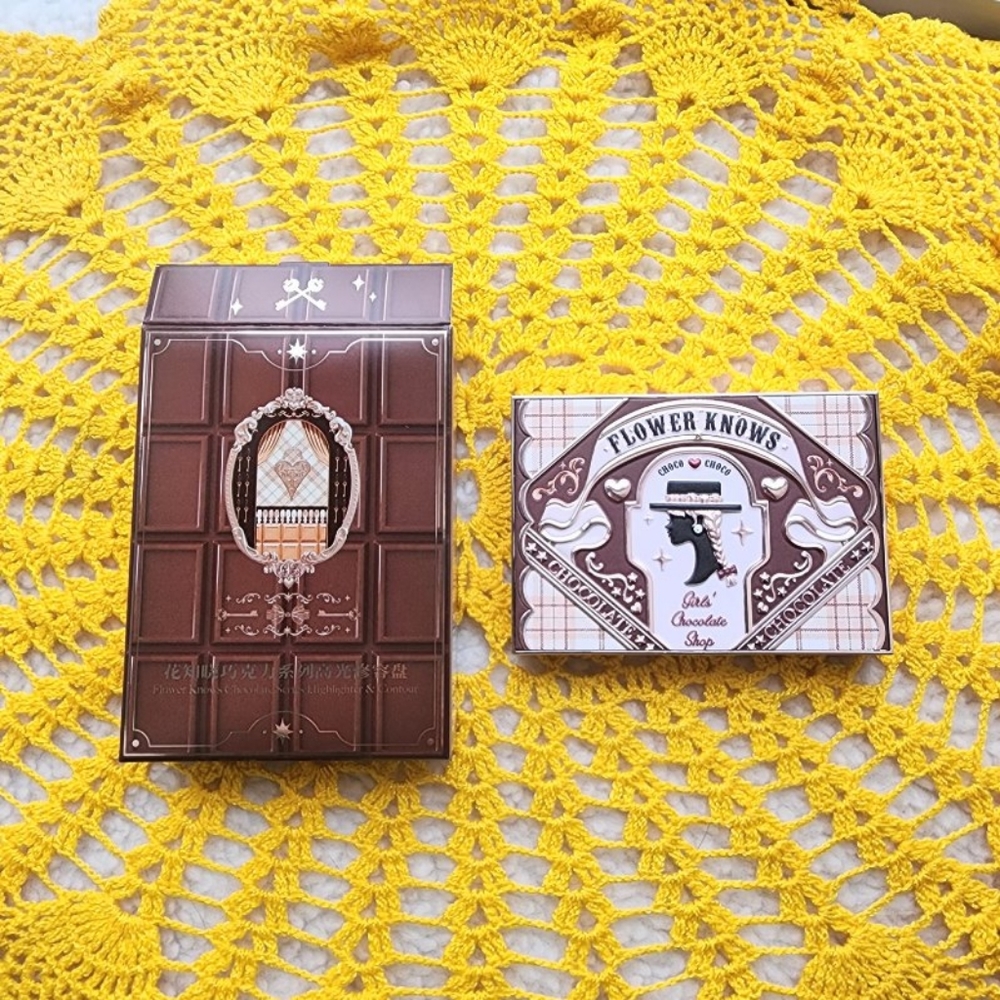 Flower Knows Chocolate Series Highlighter & Contour Palette